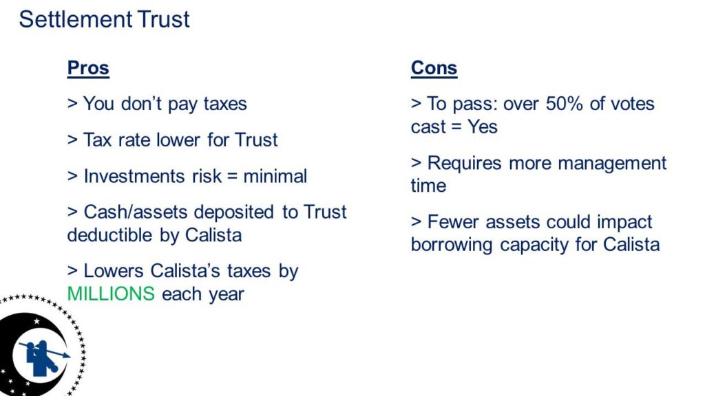 Settlement Trust Pros and Cons