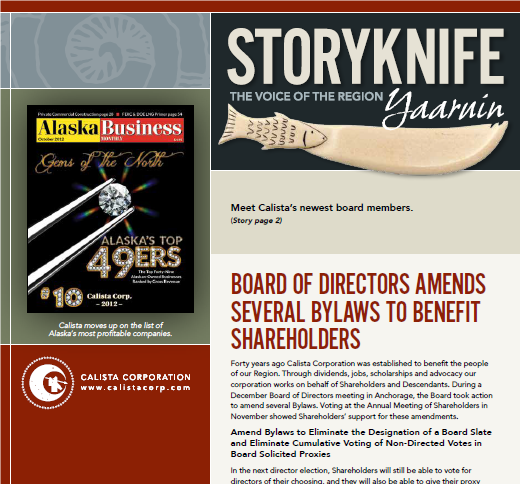 Dec 2012 Jan 2013 Storyknife