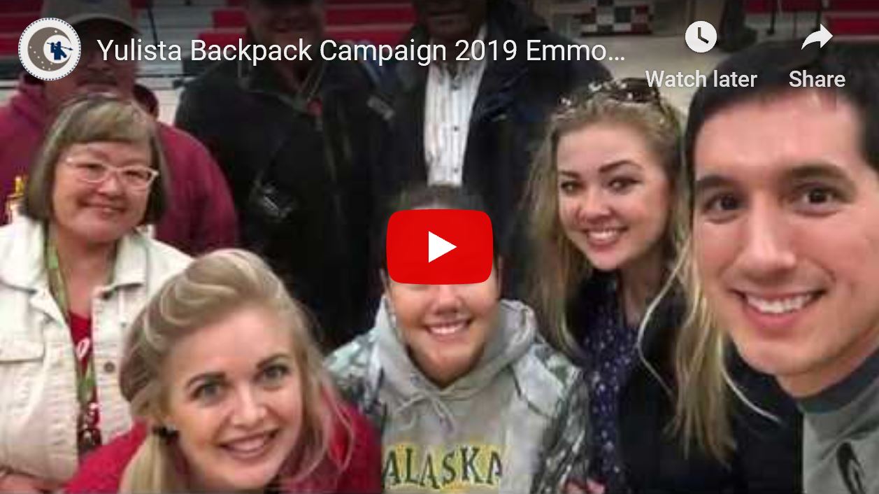 fluid Bathroom friendly Yulista CARES Backpack Campaign 2019 in Emmonak & Kotlik - Calista  Corporation