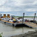 Photo of Donlin Backhaul barge loading