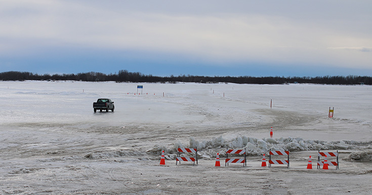 Kuskokwim Ice Road in Bethel